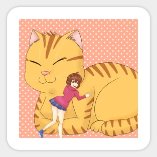 My Giant Cat - Orange Sticker